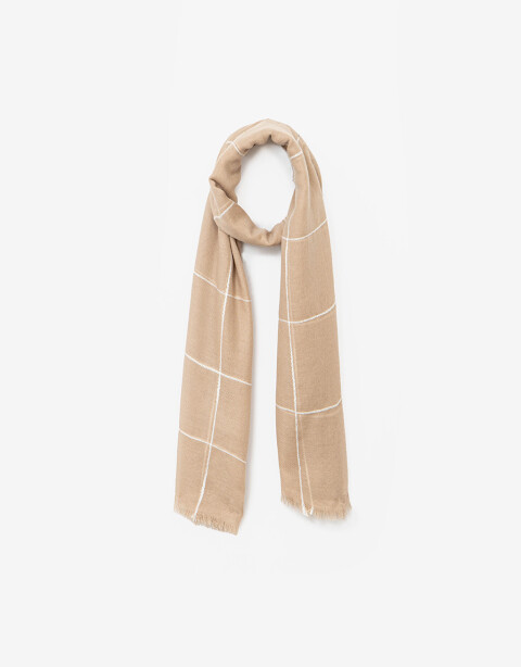 Pashminas Special Price Pashmina A Cuadros - Combinacion Bicolor