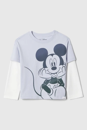 Remera Gráfico Manga Larga Toddler Niño Jet Stream Blue 337