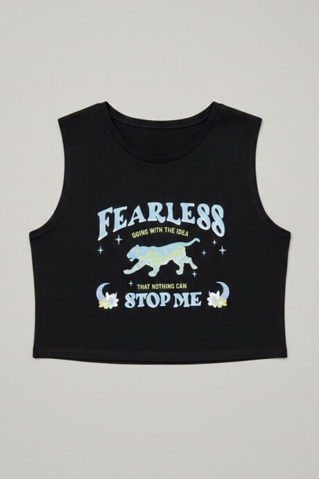 MUSCULOSA ALONA DIXIE Negro