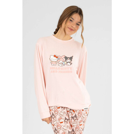 Pijama hello kitty hacci Rosado