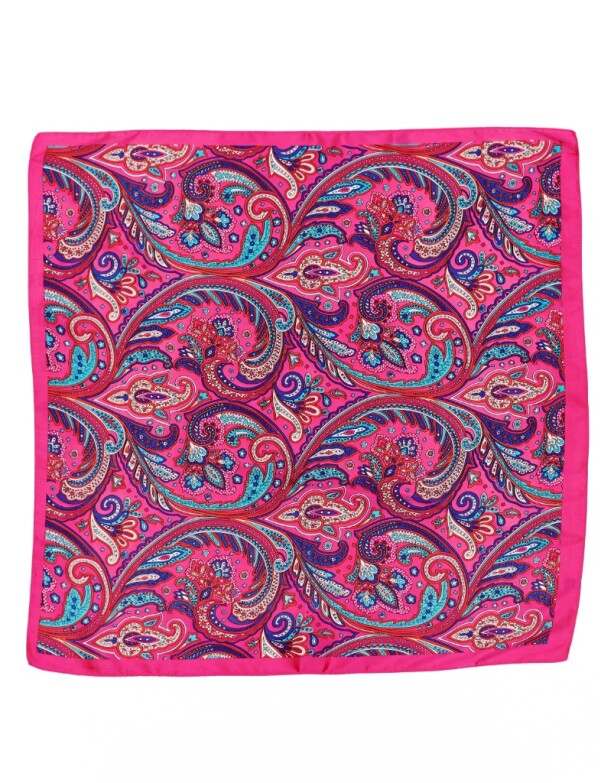 Pañuelo Arabescos FUCSIA/MULTI