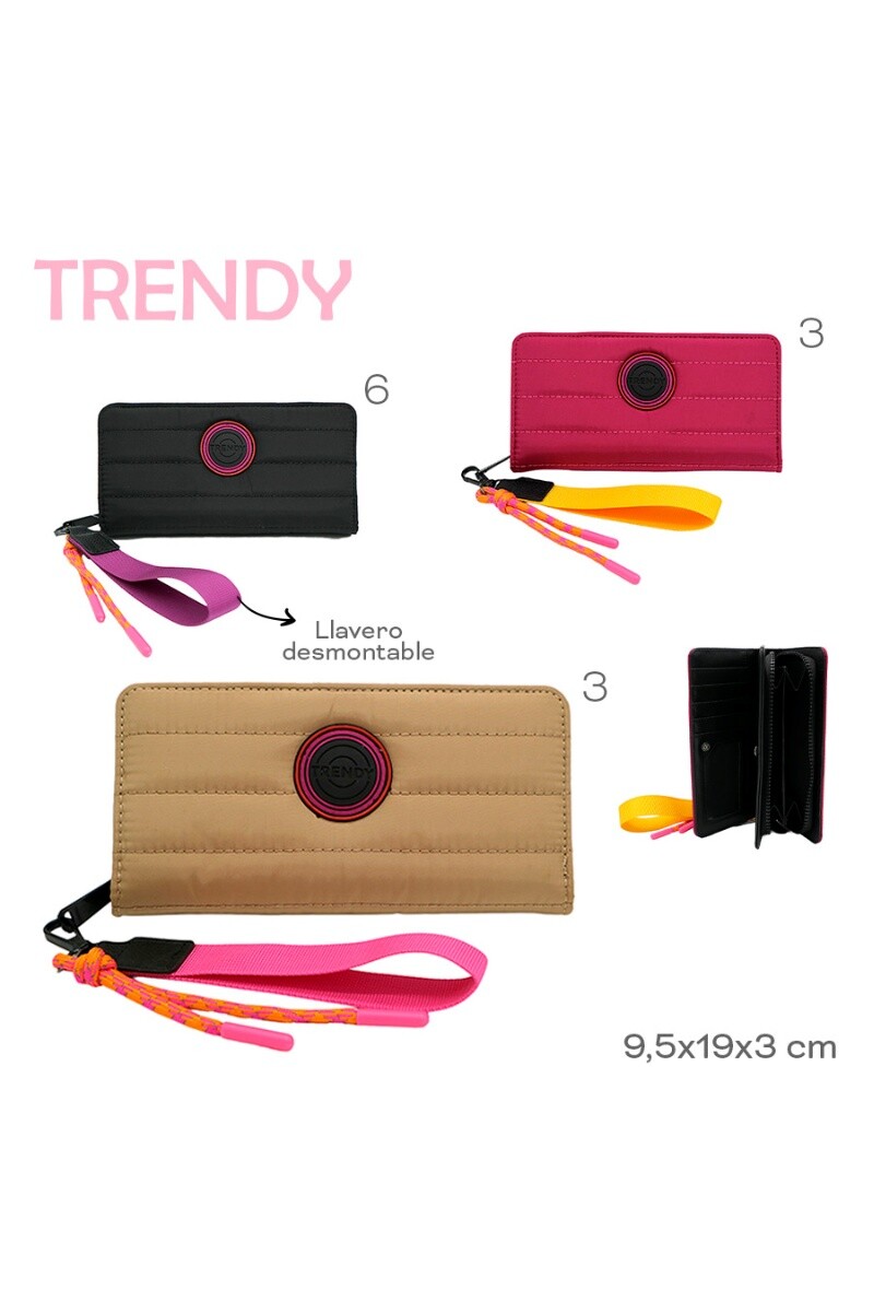 Billetera Trendy Fucsia