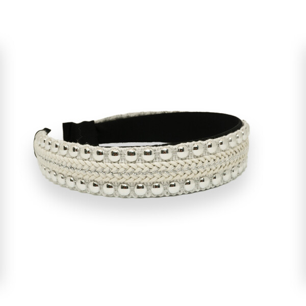 TIARA CON PERLAS AUDREY BLANCA