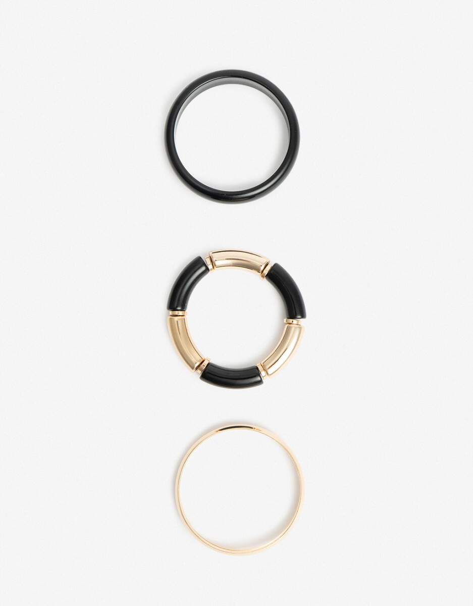 Set De Pulseras Elásticas Vintage 