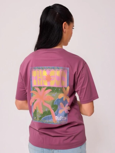 T-SHIRT RUSTY ELDA FUCSIA