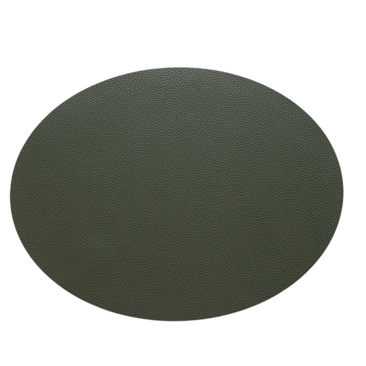 INDIVIDUAL PVC SIMIL CUERO OVAL 43X33 VERDE 