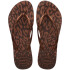 Sandalias de Mujer Havaianas Slim Animals Animal Print - Marrón Cafe