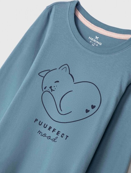 CAMISETA INFANTIL CON ESTAMPA BEIGE