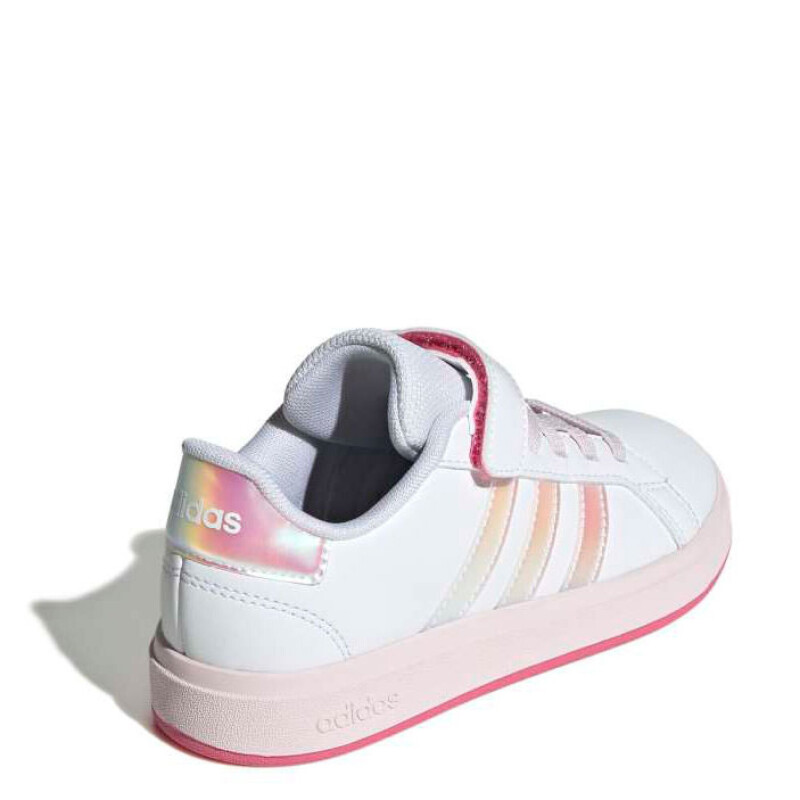 Championes Infantiles Adidas Grand Court 2.0 Blanco - Rosado