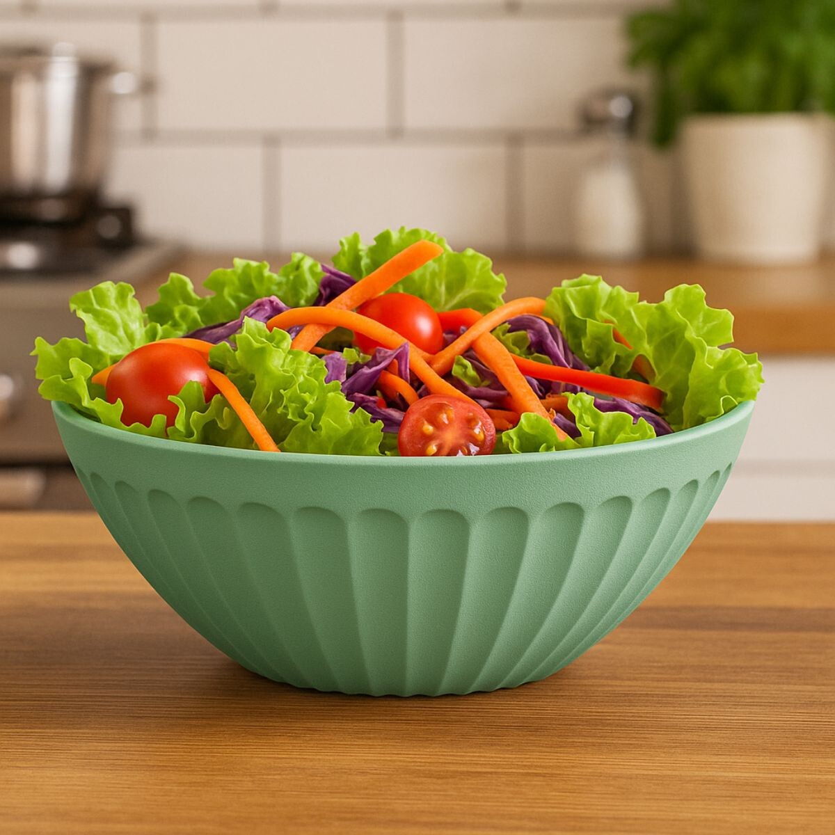 Bowl de plástico 1,5lts - VERDE MENTA 