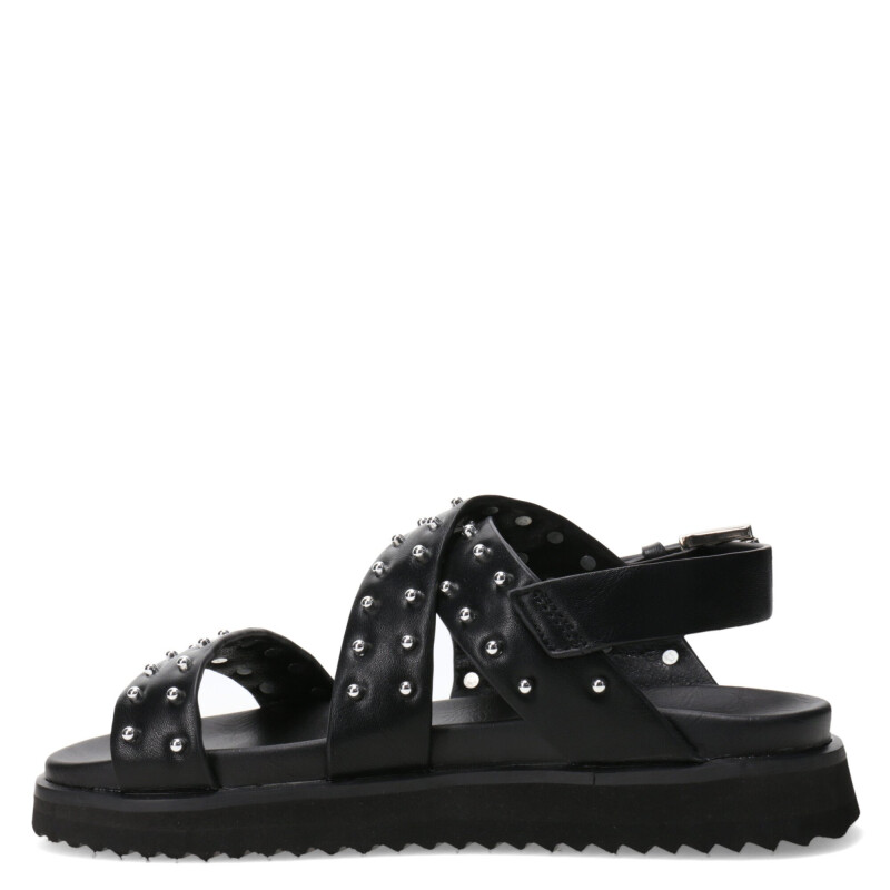 Sandalias de Niña MINI Miss Carol PELLY con tachas Negro