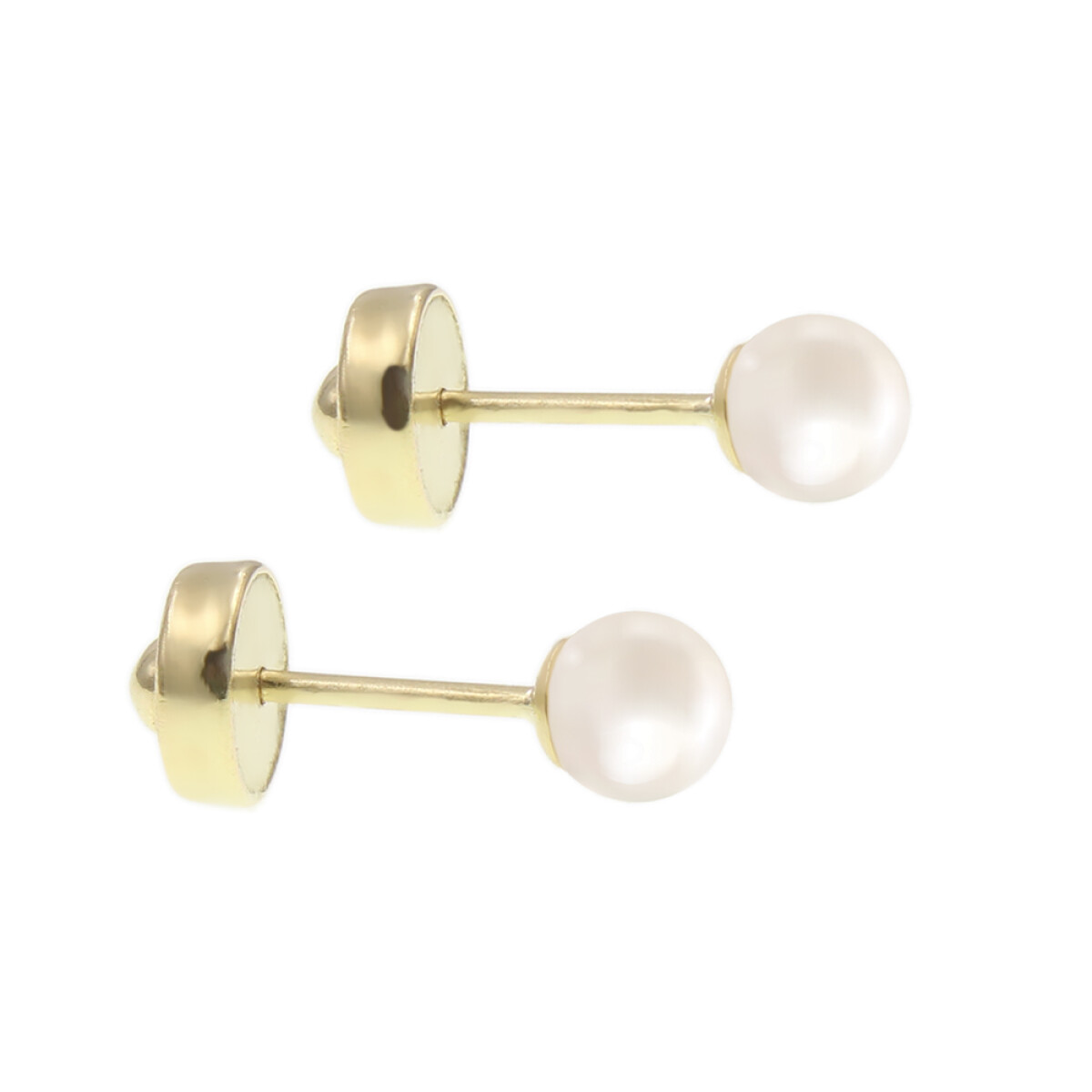 Caravanas Bebe oro 18k y perlas de cultivo. Un clásico imperdible 