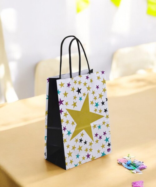 Bolsa fantasia luna 22x10x30 cm. GOLD STARS