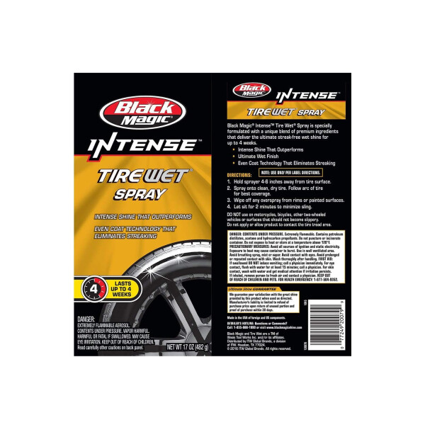 Brillo Para Llantas Intenso Aerosol Black Magic Brillo Para Llantas Intenso Aerosol Black Magic