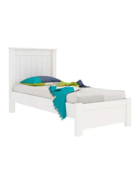 CAMA CHILE UNA PLAZA BLANCO