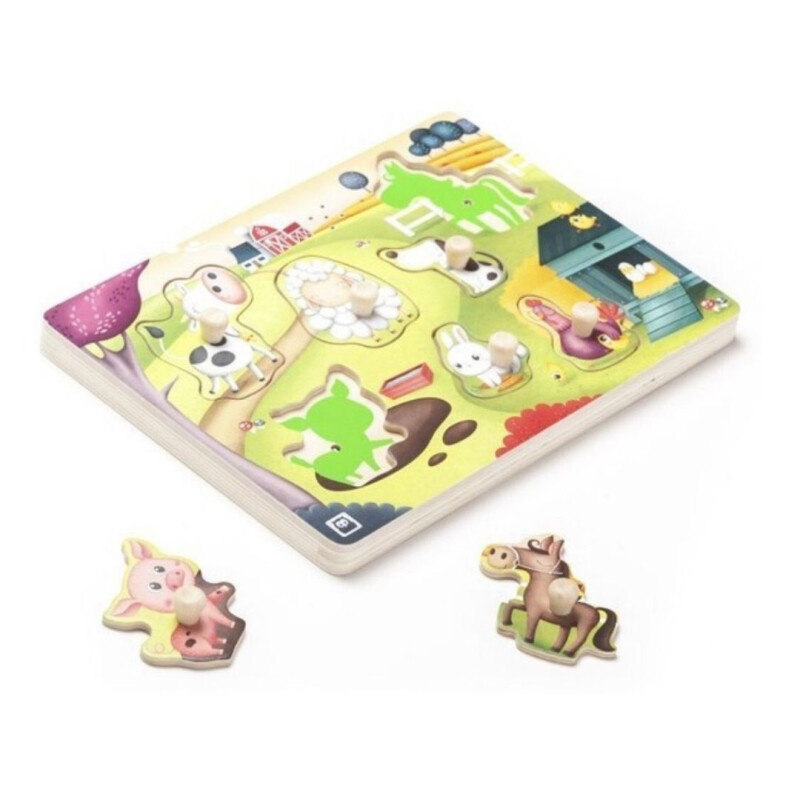 Puzzle Tirador con Sonidos Granja- Eureka Puzzle Tirador Con Sonidos Granja- Eureka