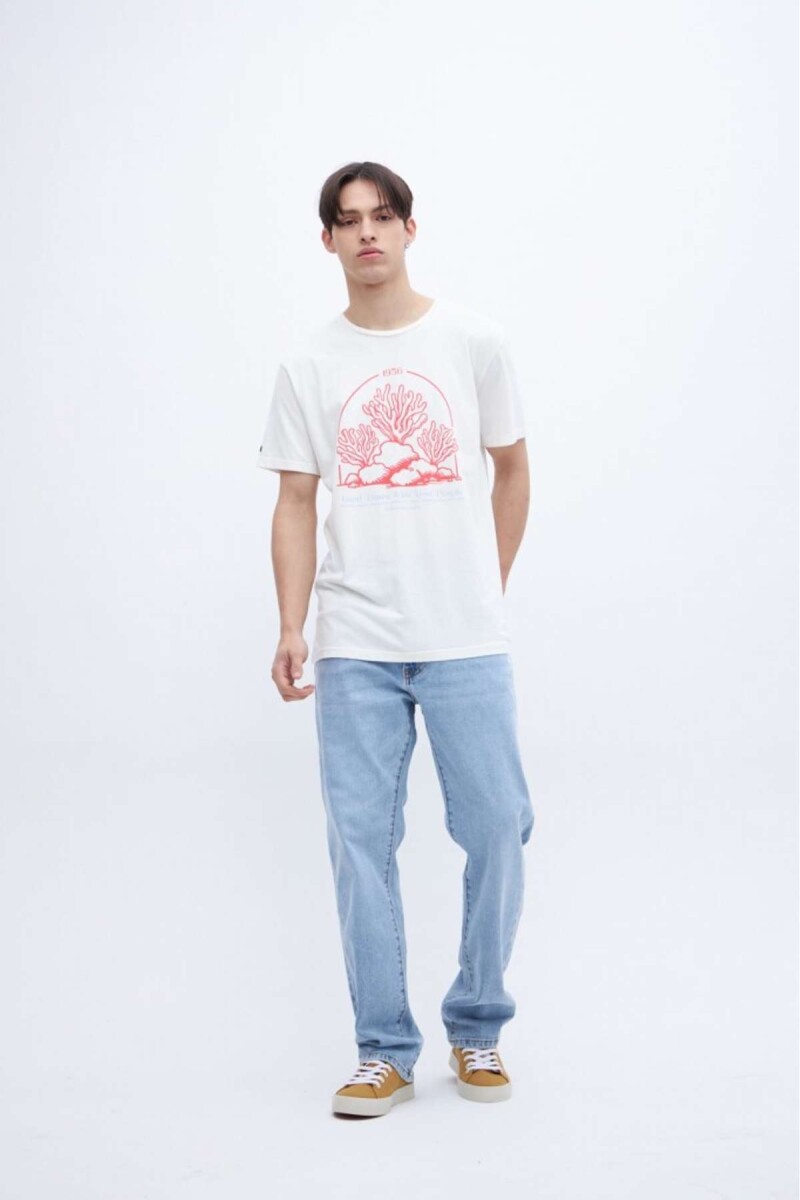 Remera Gunnar - Off white 