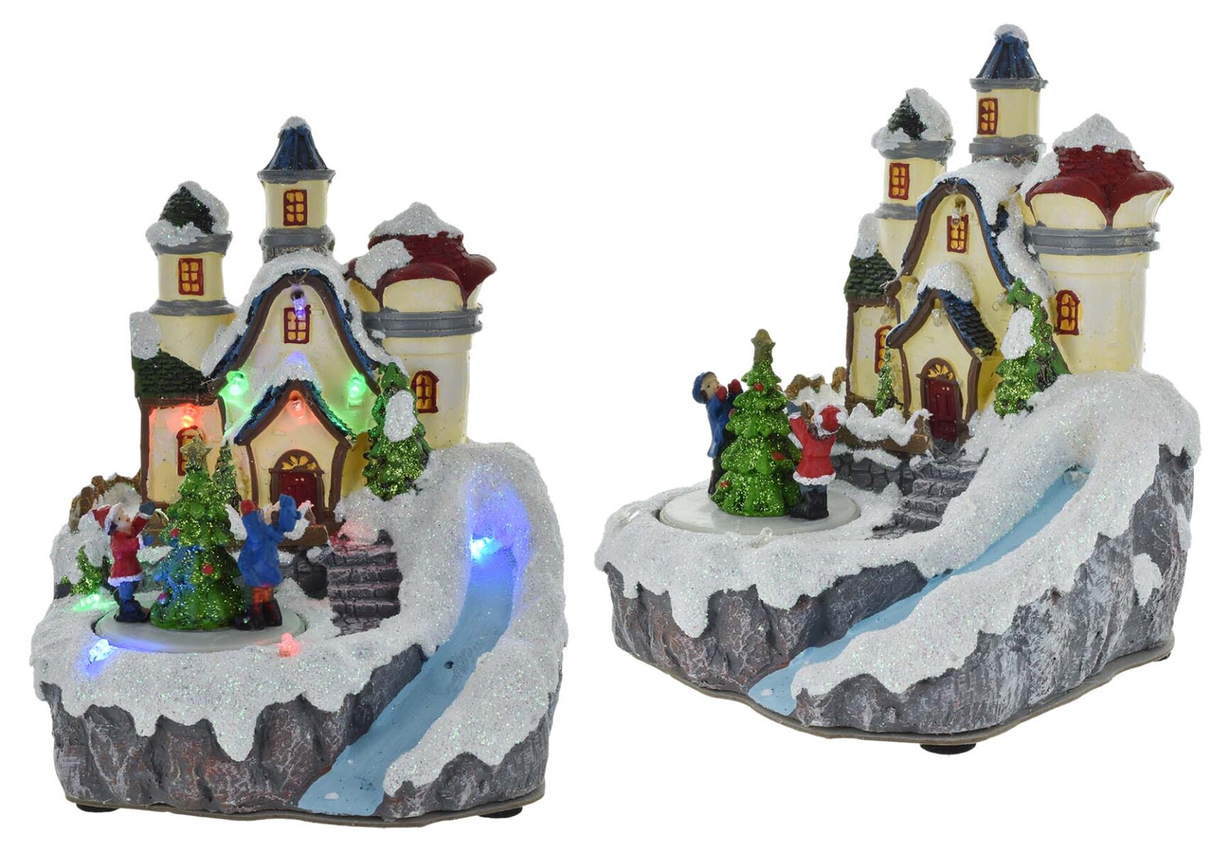 CASA NAVIDEÑA C/LUZ 14.5X15X19CM 18590 Q12 