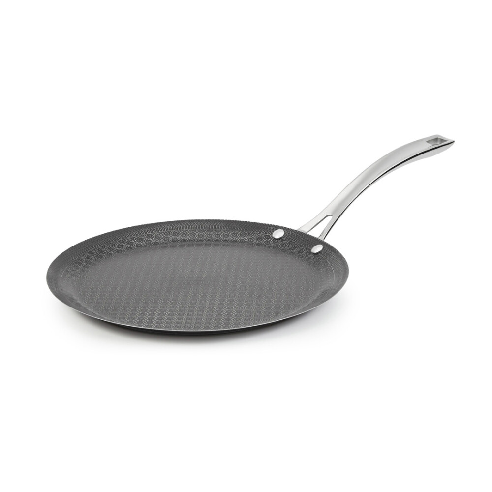 Cuisinart® FUSIONPLUS HYBRID PLANCHA REDONDA DE ACERO INOXIDABLE 12" CON ASAS COOL GRIP? N/A