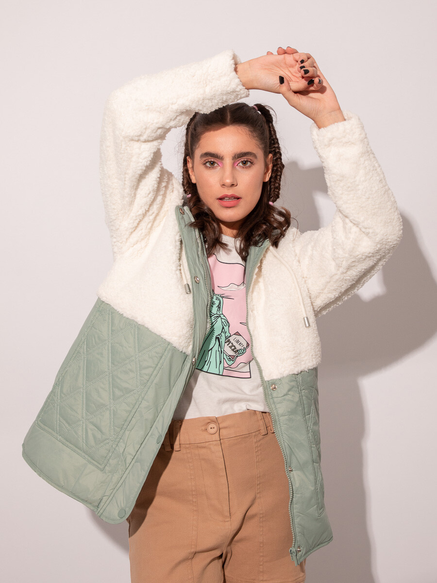 CAMPERA ONY Verde Agua