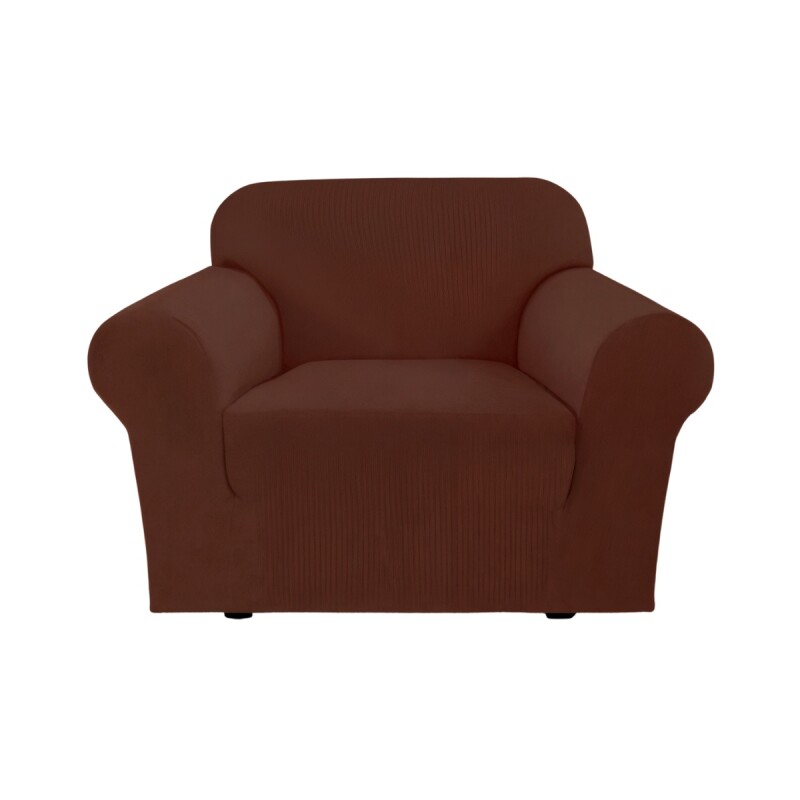 Funda cubre sofá elástica 1 cuerpo MARRON