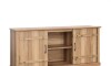 Rack para TV 70" Puertas corredizas - Sauder - Credenza Marrón