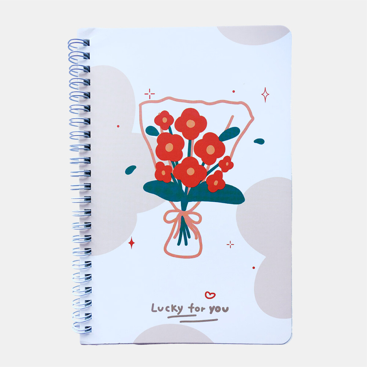 Libreta A5 Estampada - Diseño Blanco 02 