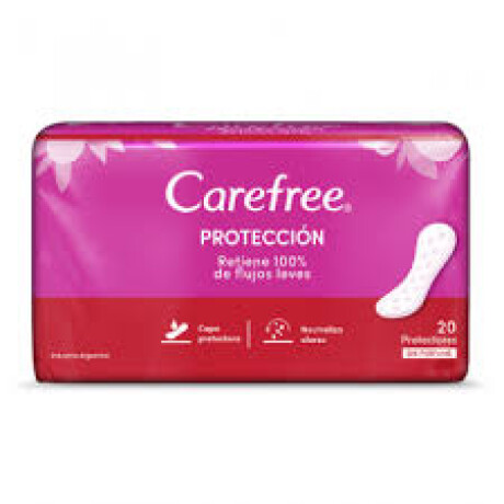 CAREFREE PROTECTORES DIARIOS SIN PERFUME 20 UNIDADES CAREFREE PROTECTORES DIARIOS SIN PERFUME 20 UNIDADES