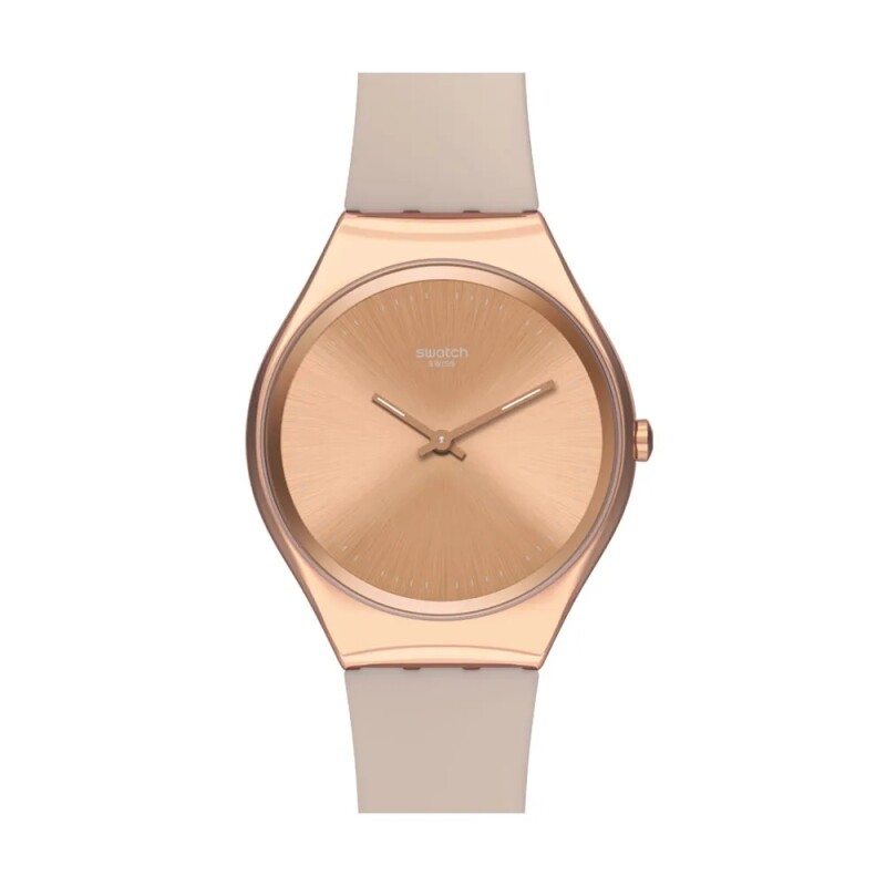 Reloj Swatch SYXG101 de silicona para mujer Rosé