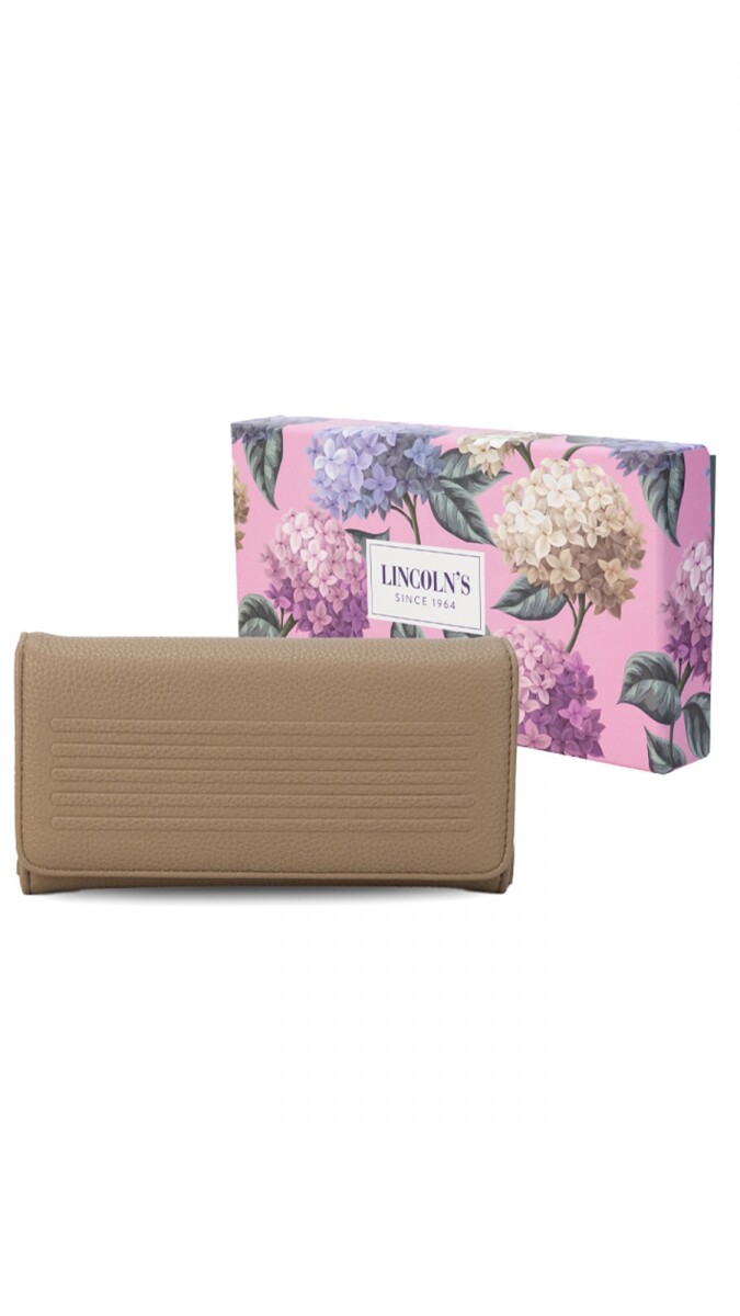 BILLETERA FAUSTINA - ALMENDRA 