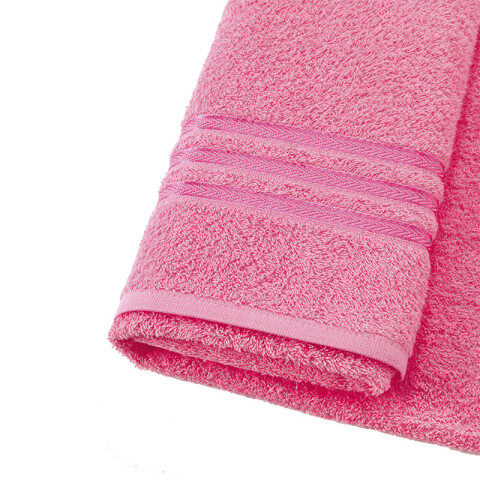 Toalla Baño Priori Döhler 65 cm x 130 cm 100% Algodón ROSA FUERTE