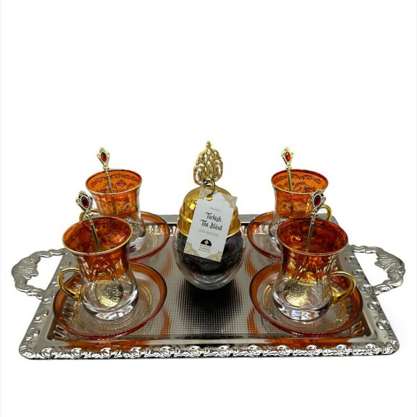 Set de té para cuatro personas VIP Naranja