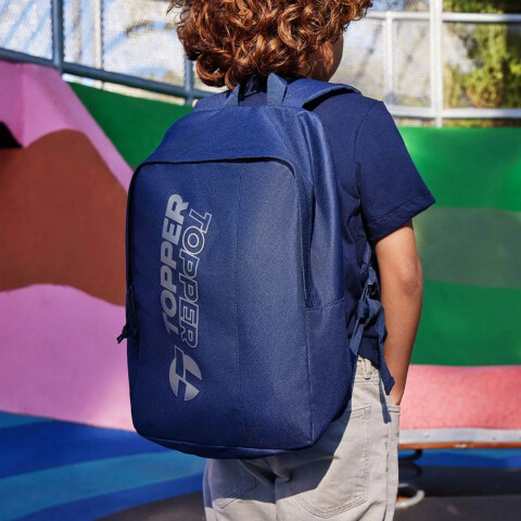 MOCHILA STREET TOPPER Rosa misty marino blue