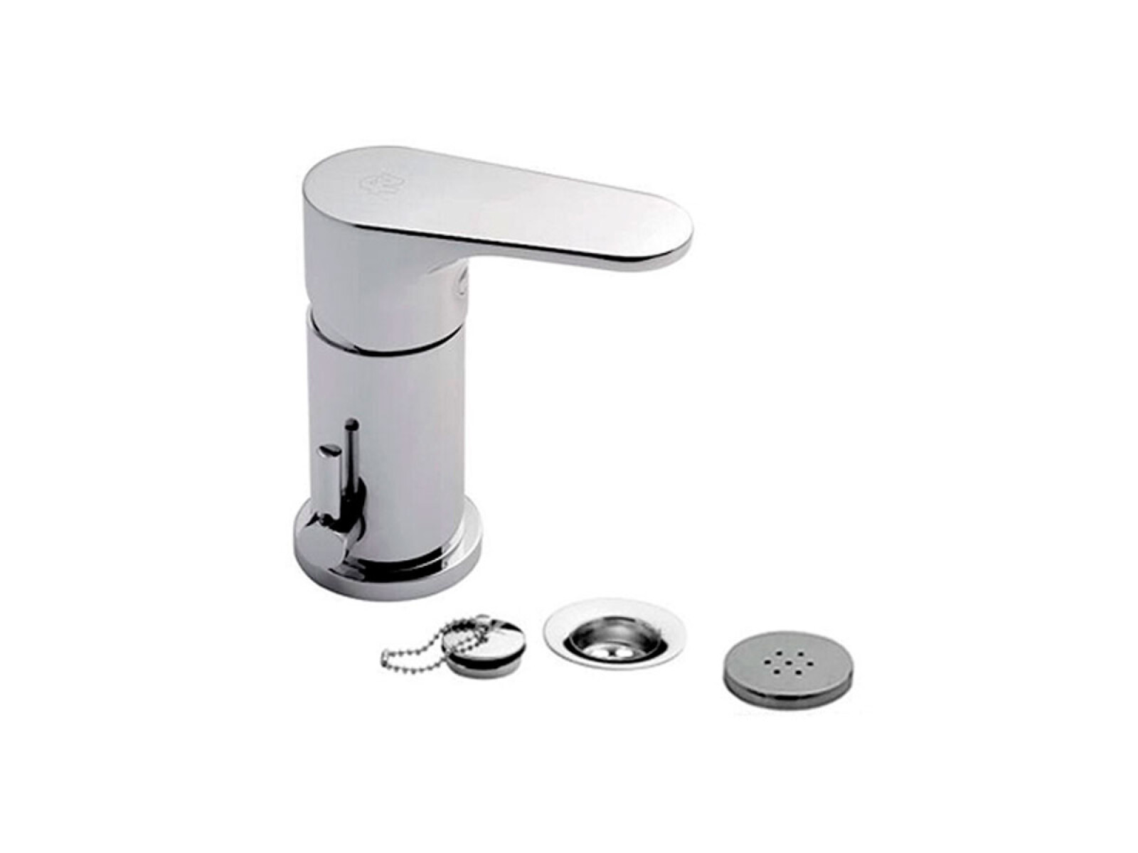 Bidet Monocomando Con Desagüe Brillo Dalia 