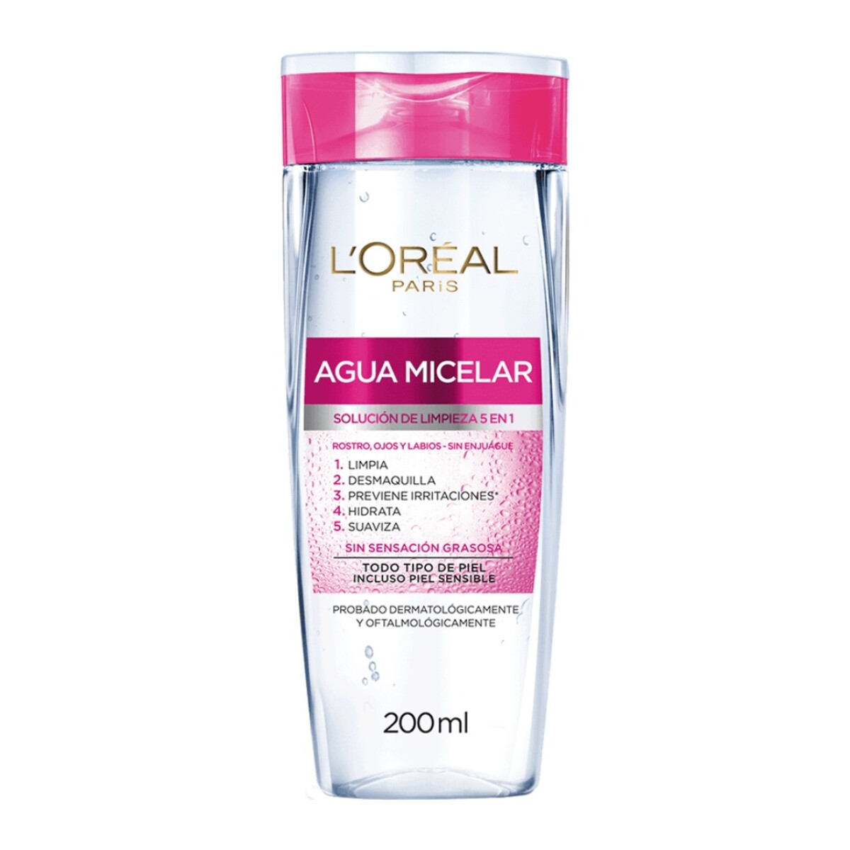 Agua Micelar Hydra Total 5 200ml - L'oréal 