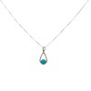 Conjunto Lágrima Turquesa - Plata 925 - Piedra Turquesa- CJ3025 Conpiedra