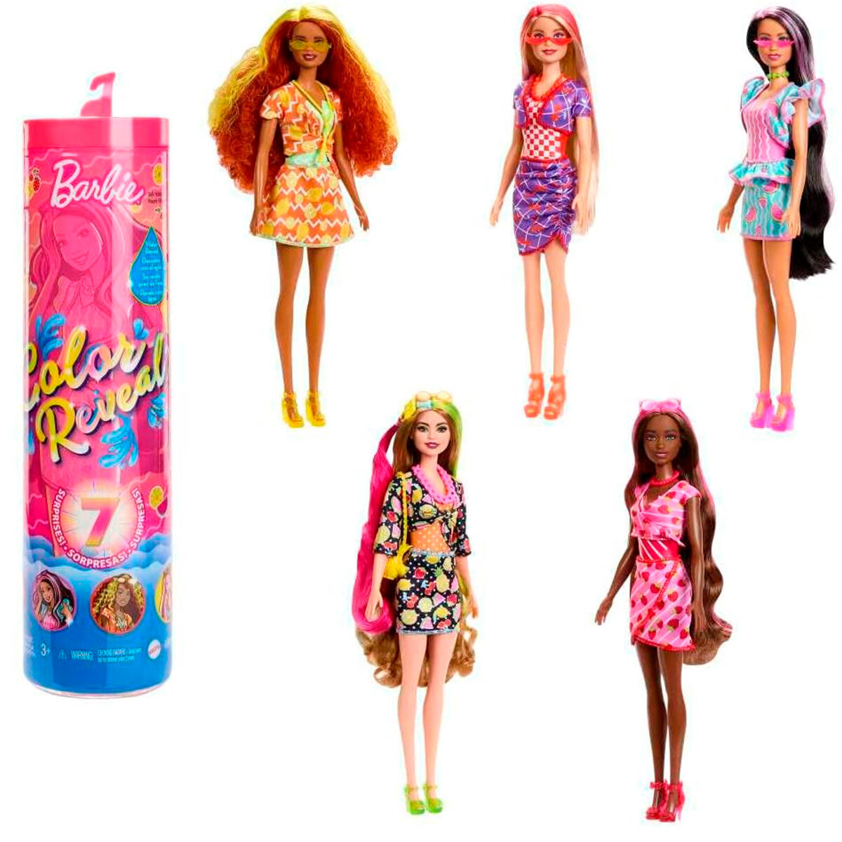 Muñeca Barbie Color Reveal Sorpresa C/ Accesorios - 3 