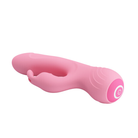 Vibrador Doble Silicona Broderick Pretty Love Rosa