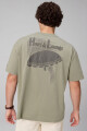 Polo The Effortless Oversized Tee Hombre Umbrella Sea Grass