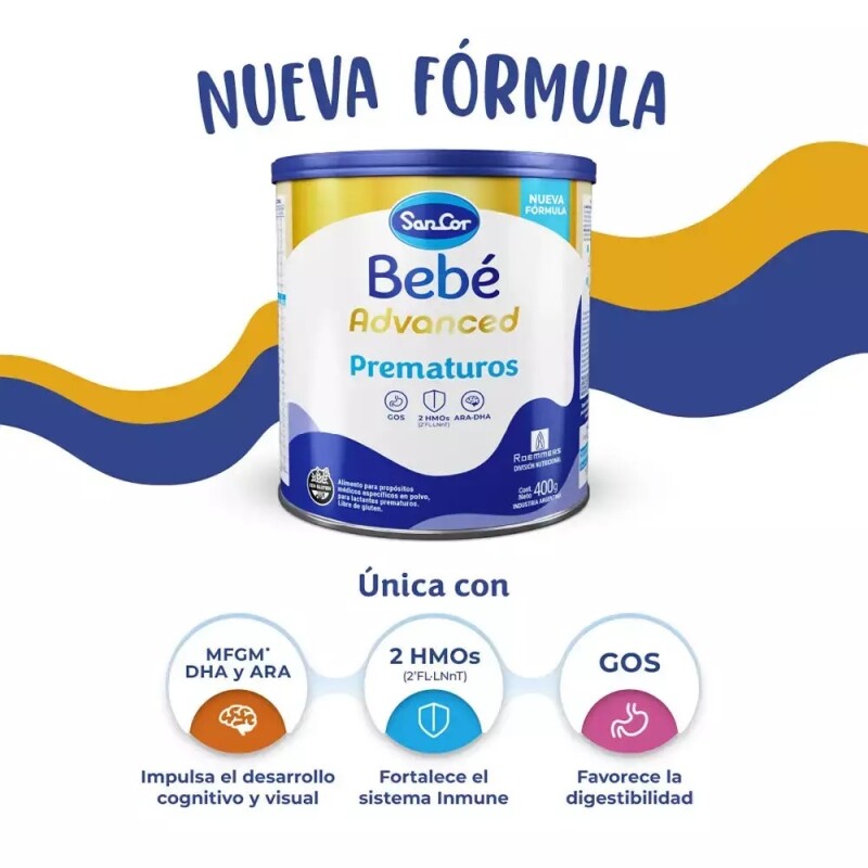 Sancor Bebé Advanced Prematuros 400 Grs. Sancor Bebé Advanced Prematuros 400 Grs.