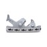 Crocband Cruiser Shark Sandal T - Niños Light Grey