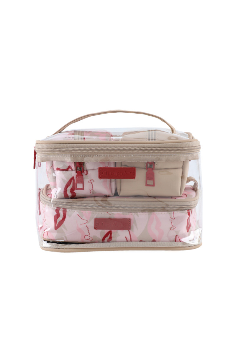 Set Necessaire Oreiro Beige