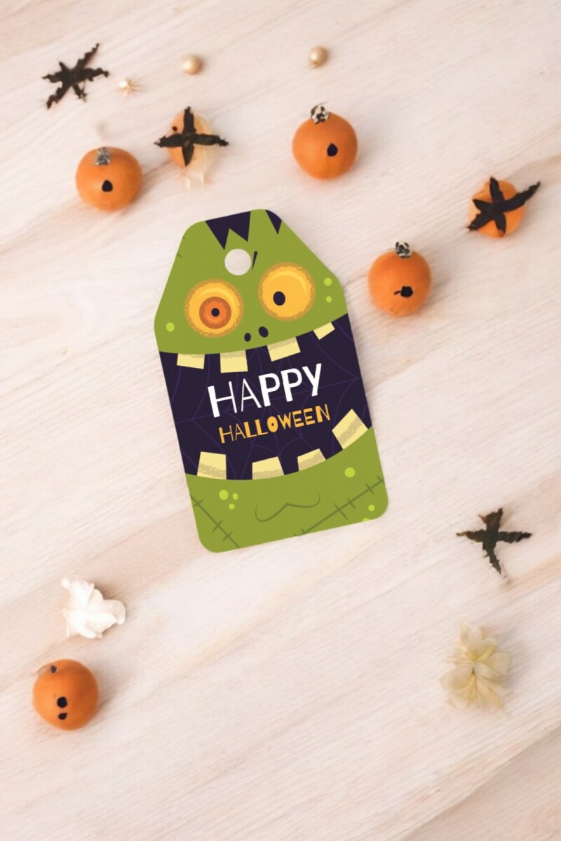 Tag halloween 5x8,5 - DISEÑO 3 