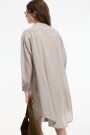 VESTIDO CAMISERO CORTO Gris