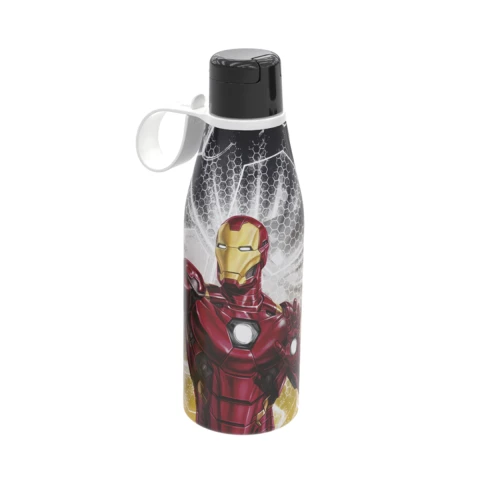 Botella Plástica 530ml con Agarre Ironman