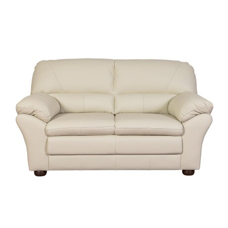 SILLÓN 2 CUERPOS CUERO NATURAL-BEIGE FLORENCIA CRUDO