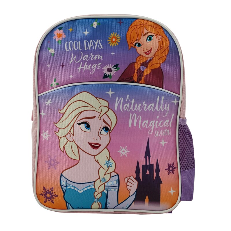 Mochila Disney Escolar 35x26x10 Cm Frozen Para Niñas Uso Escolar Y Diario Frozen