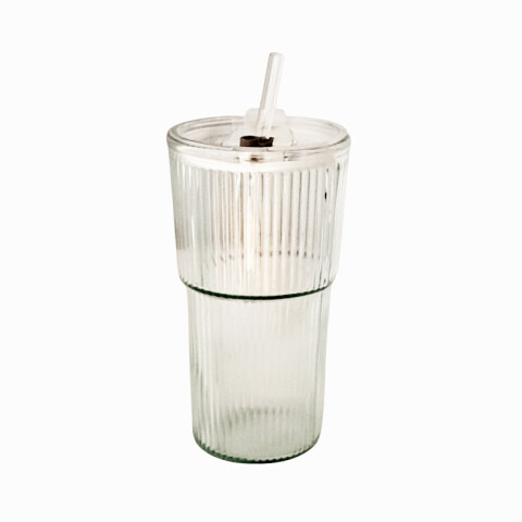 Vaso de vidrio c/sorbito Vaso De Vidrio C/sorbito