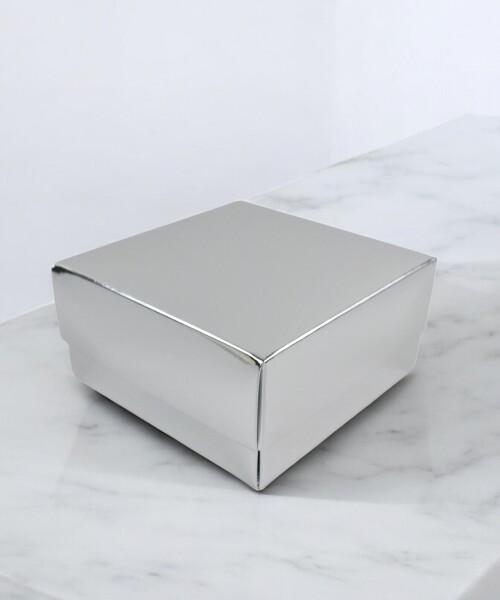 Caja Cuadrada 12x12x6 cm PLATA
