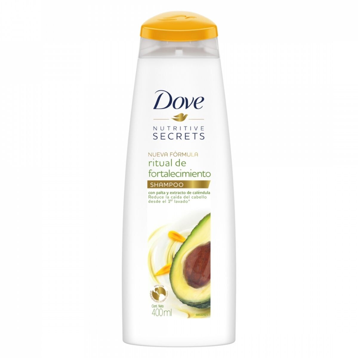Shampoo Dove Nutritive Secrets Ritual de Fortalecimiento Palta 400 ML 